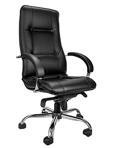 Офисное кресло «Bels Стар Steel Chrome (кожа SP-A)» купить в Минске • Гродно • Гомеле • Могилеве