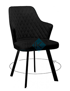 Офисное кресло «DikLine 245 Black (микровелюр Z)» купить в Минске • Гродно • Гомеле • Могилеве